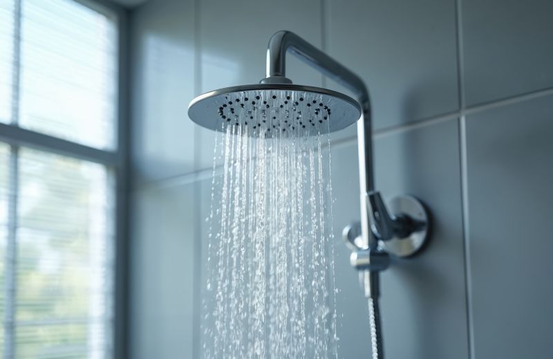 Rainfall Shower Head in Modern Design